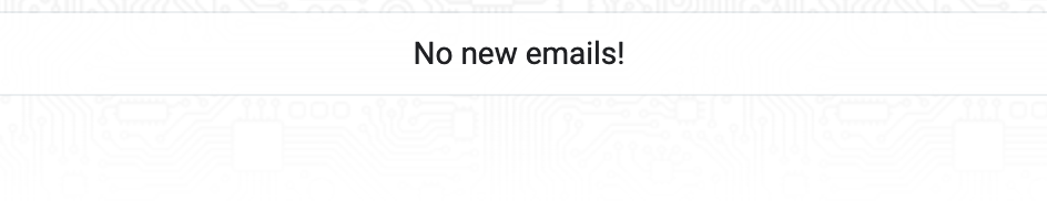Screenshot of Gmail at inbox zero